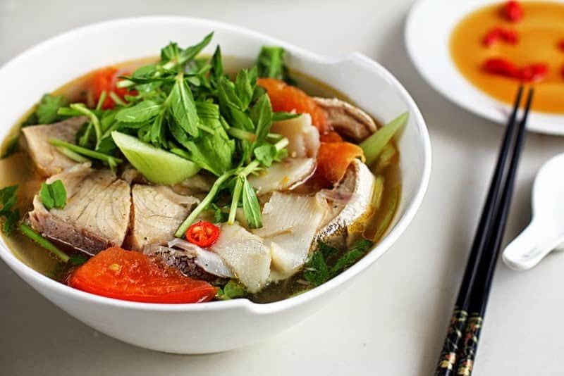 Canh chua cá bớp - Đặc sản nhà hàng hải sản Phú Quốc